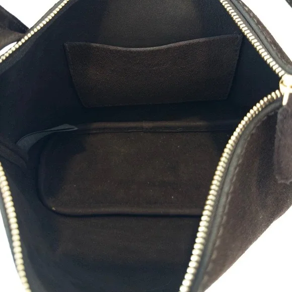 Madewell Mini Crossbody Bag in Dark Carob Brown Soft Grain Suede, EUC - Picture 8 of 10